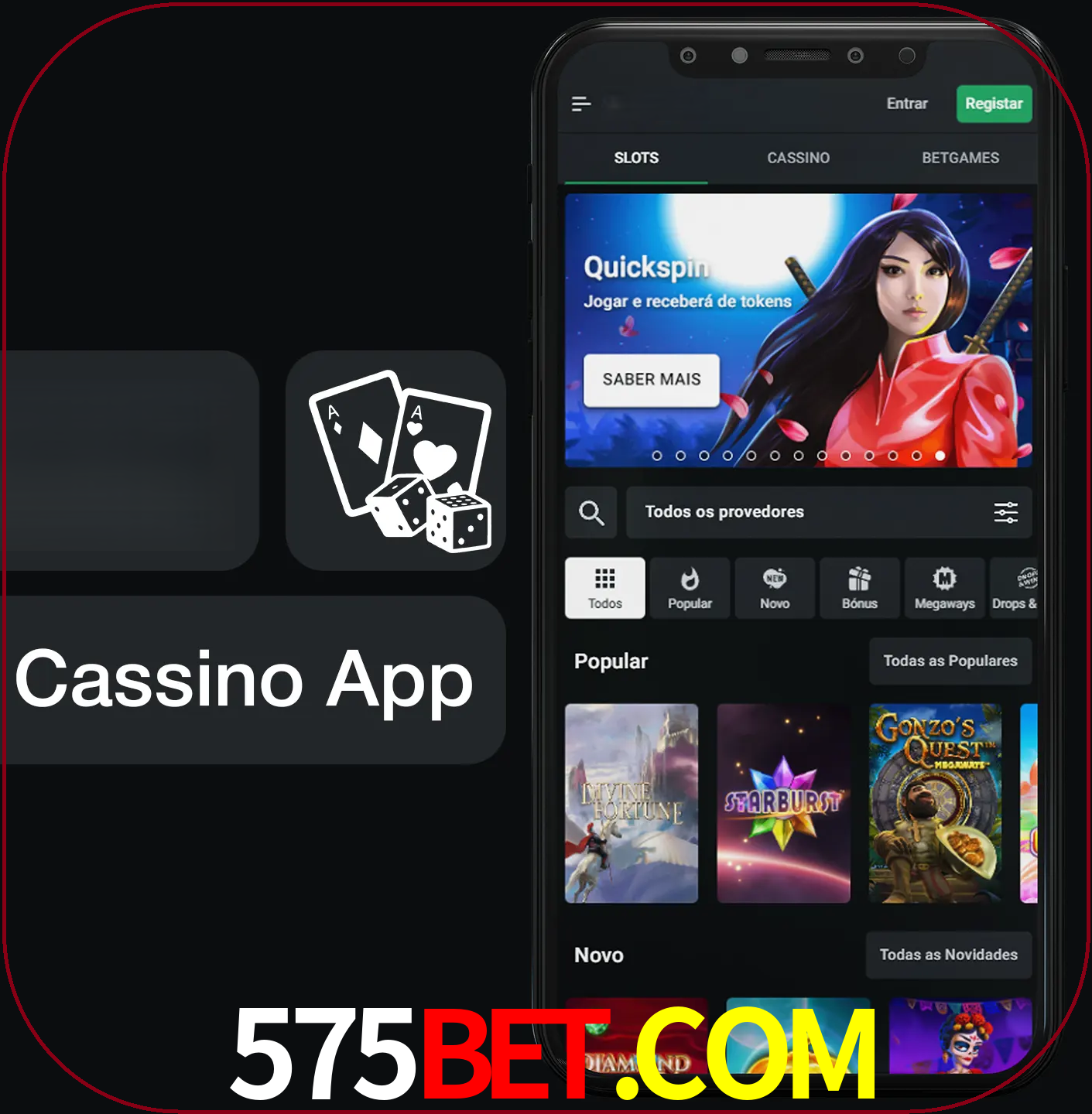 Jogue jogos de cassino e ganhe.