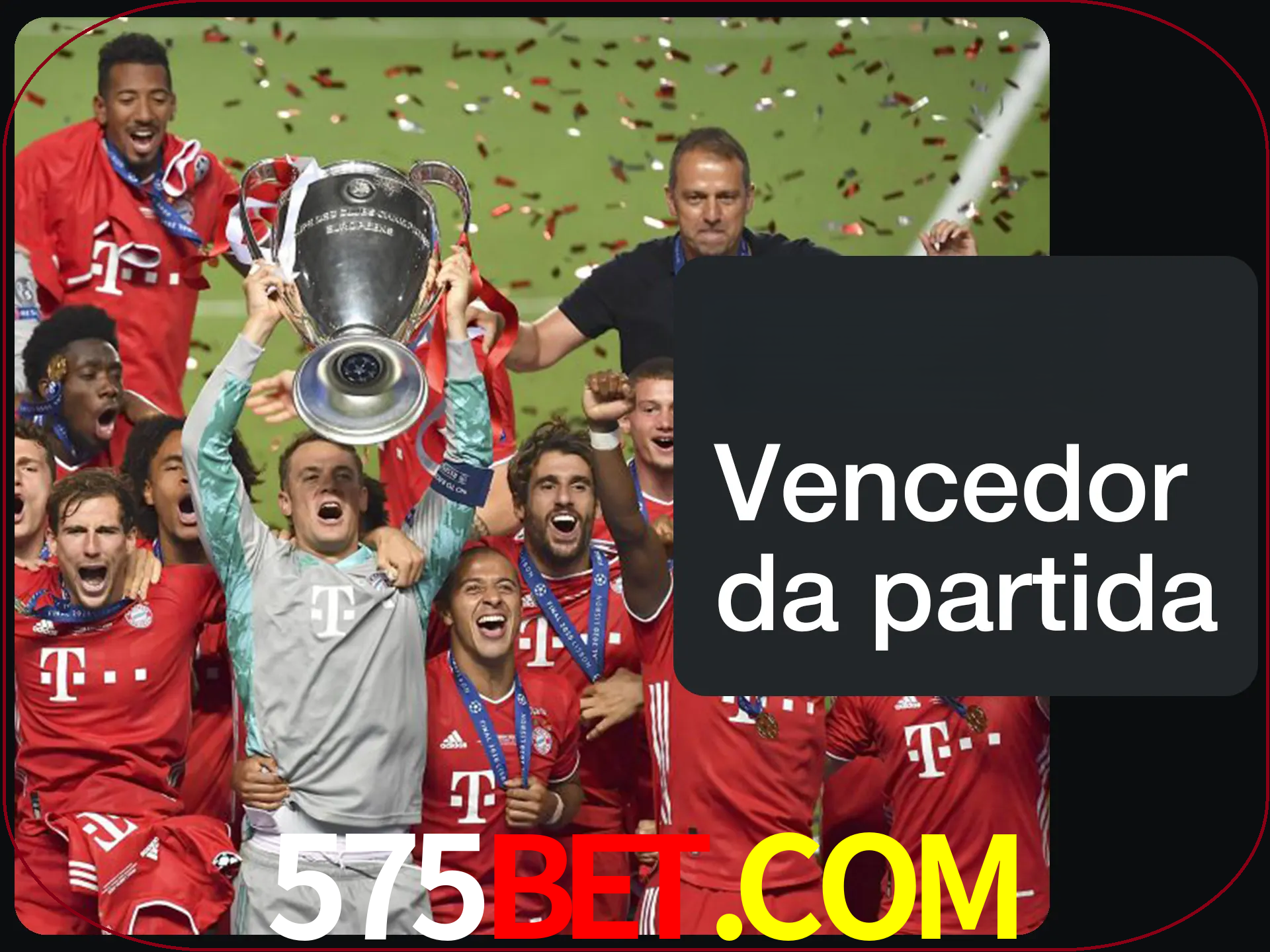 Aposte no vencedor e ganhe uma grande quantia de dinheiro.