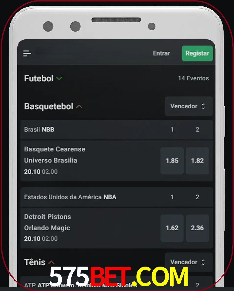 Aposte e assista aos esportes em formato ao vivo.