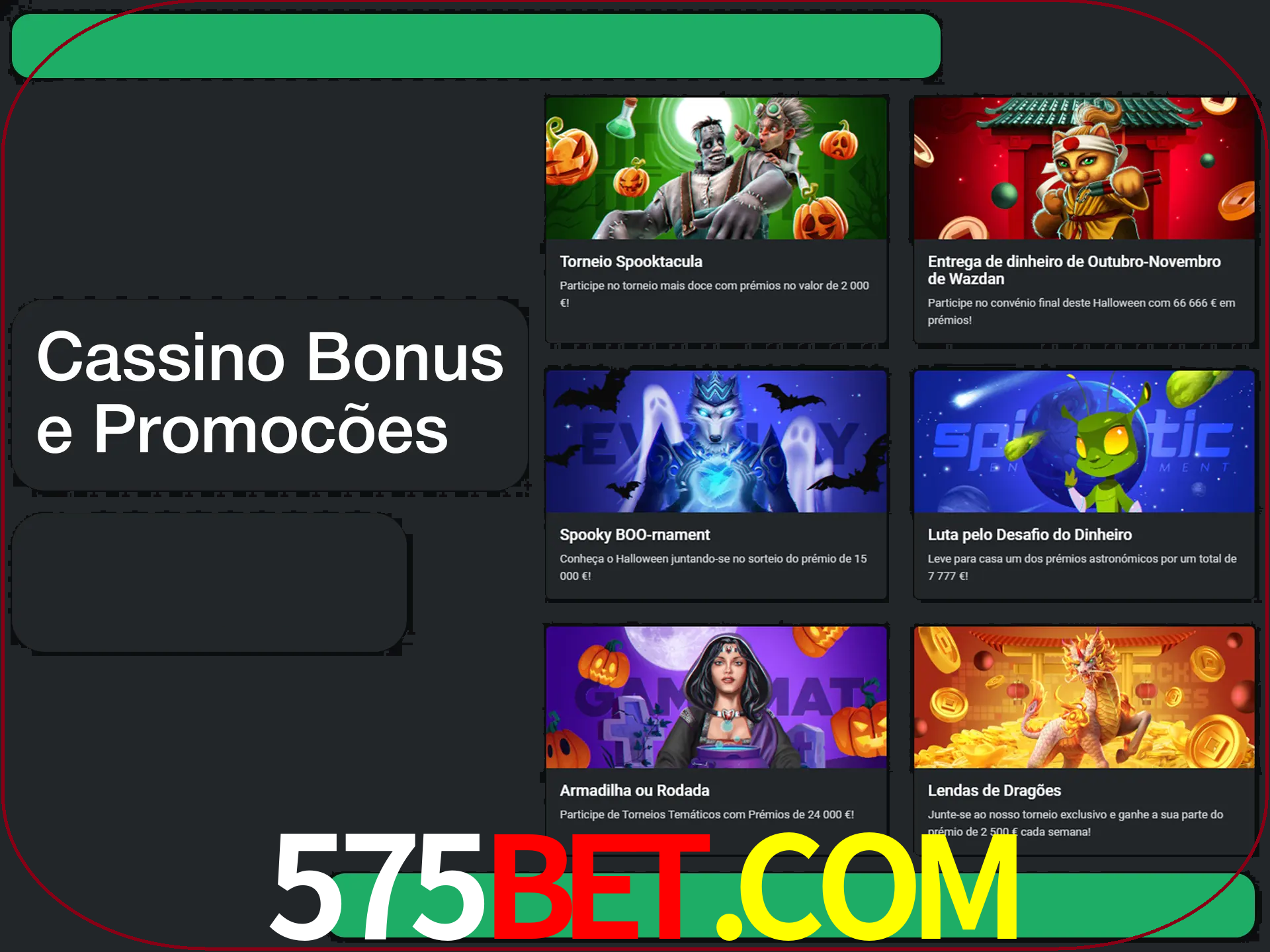 Verifique se há novos bônus de cassino para reivindicar.
