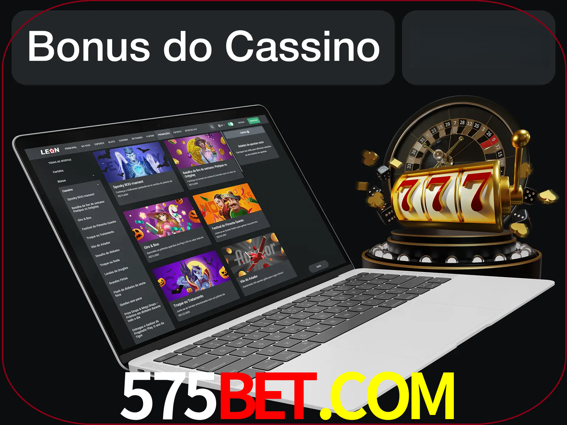 Use o bônus do cassino para começar melhor.