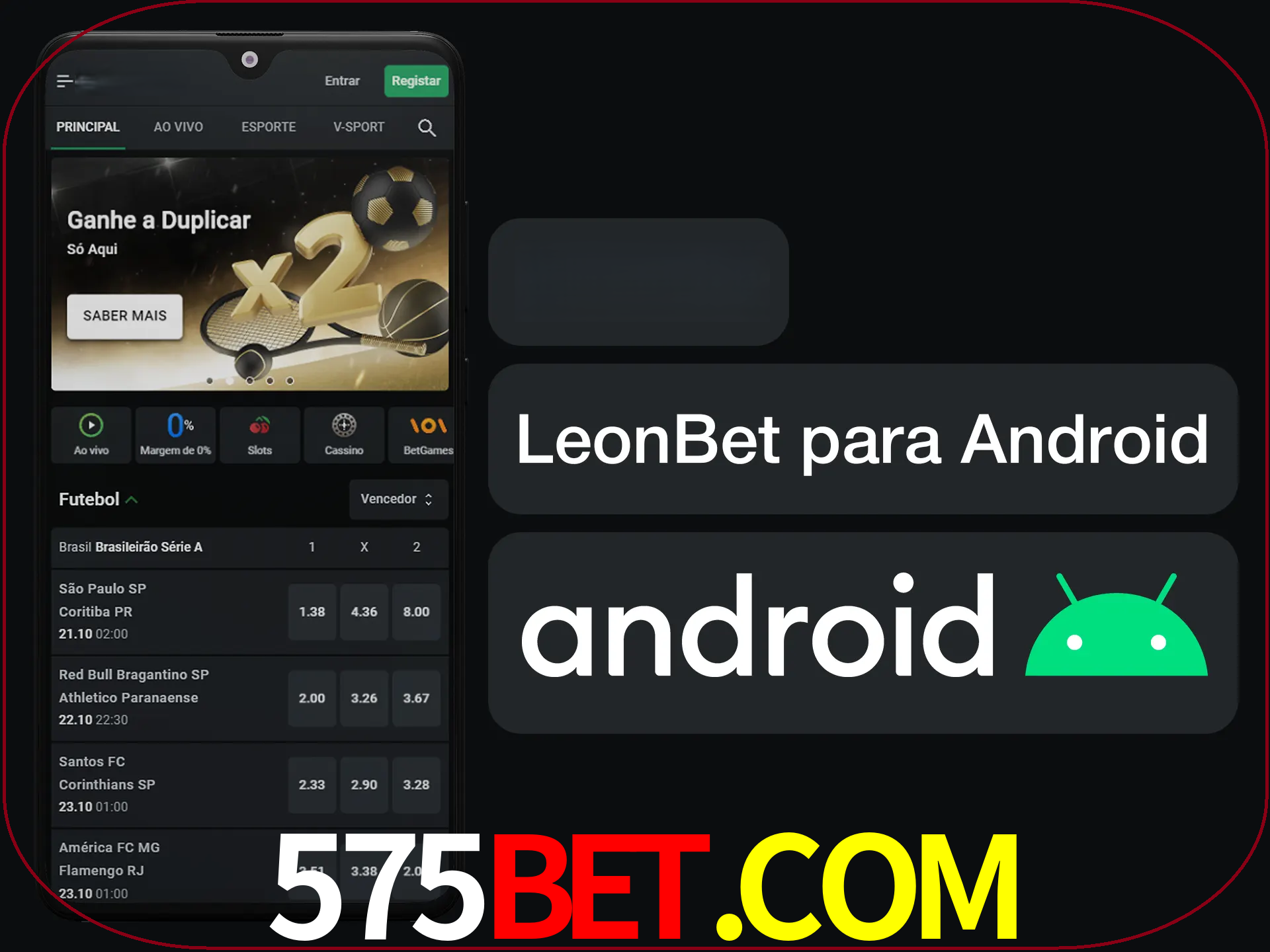 Adquira sua versão poket de LeonBet.